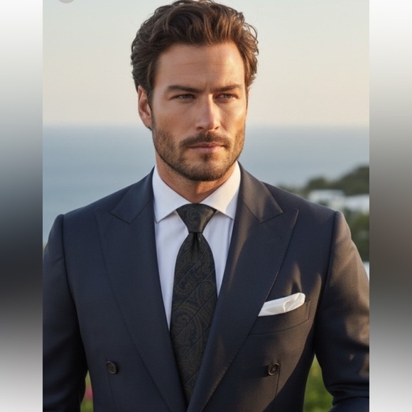 Personality Milano Other - Canali Tonal Paisley Silk Jacquard “style” tie